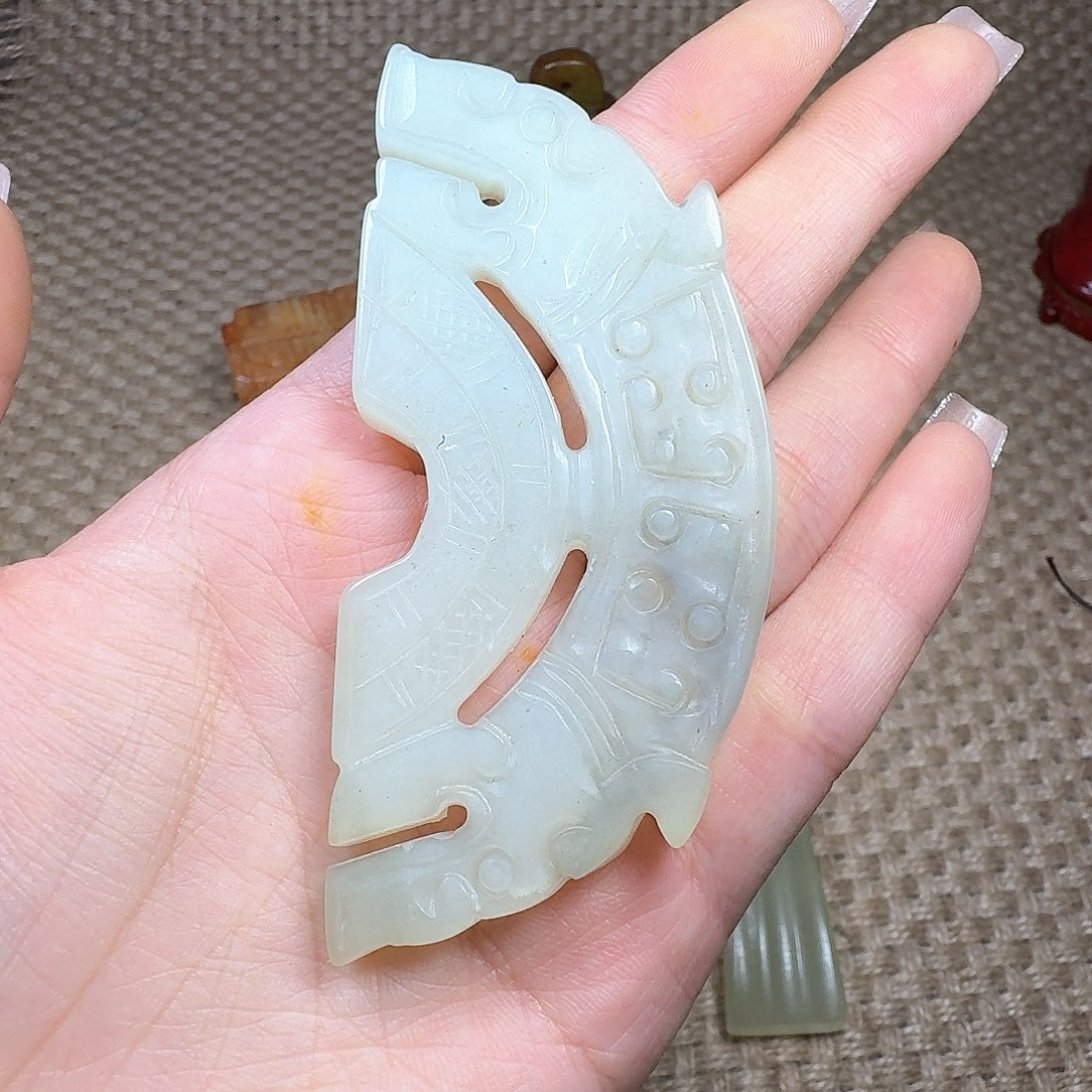 白玉菩提吊坠挂件