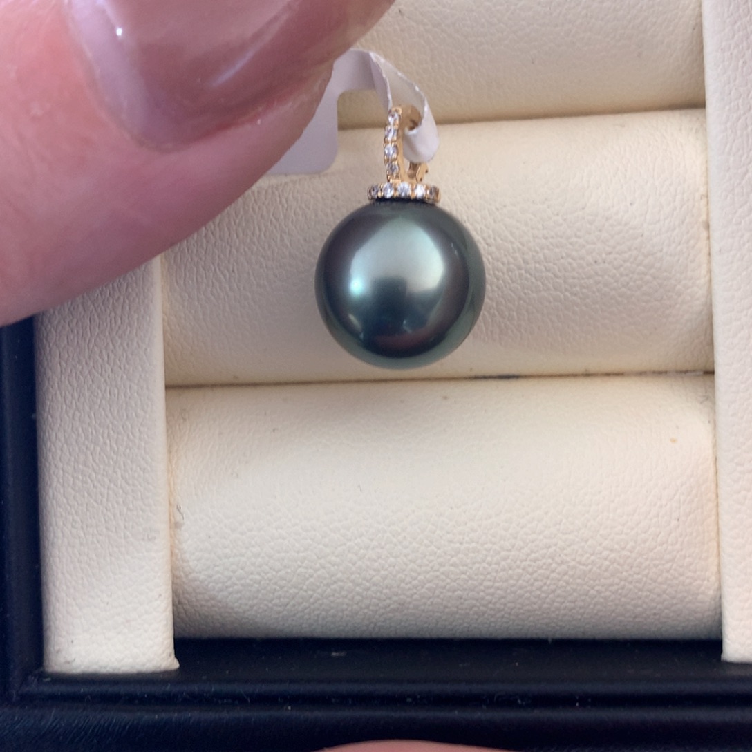 海水珍珠18K金镶嵌颈饰