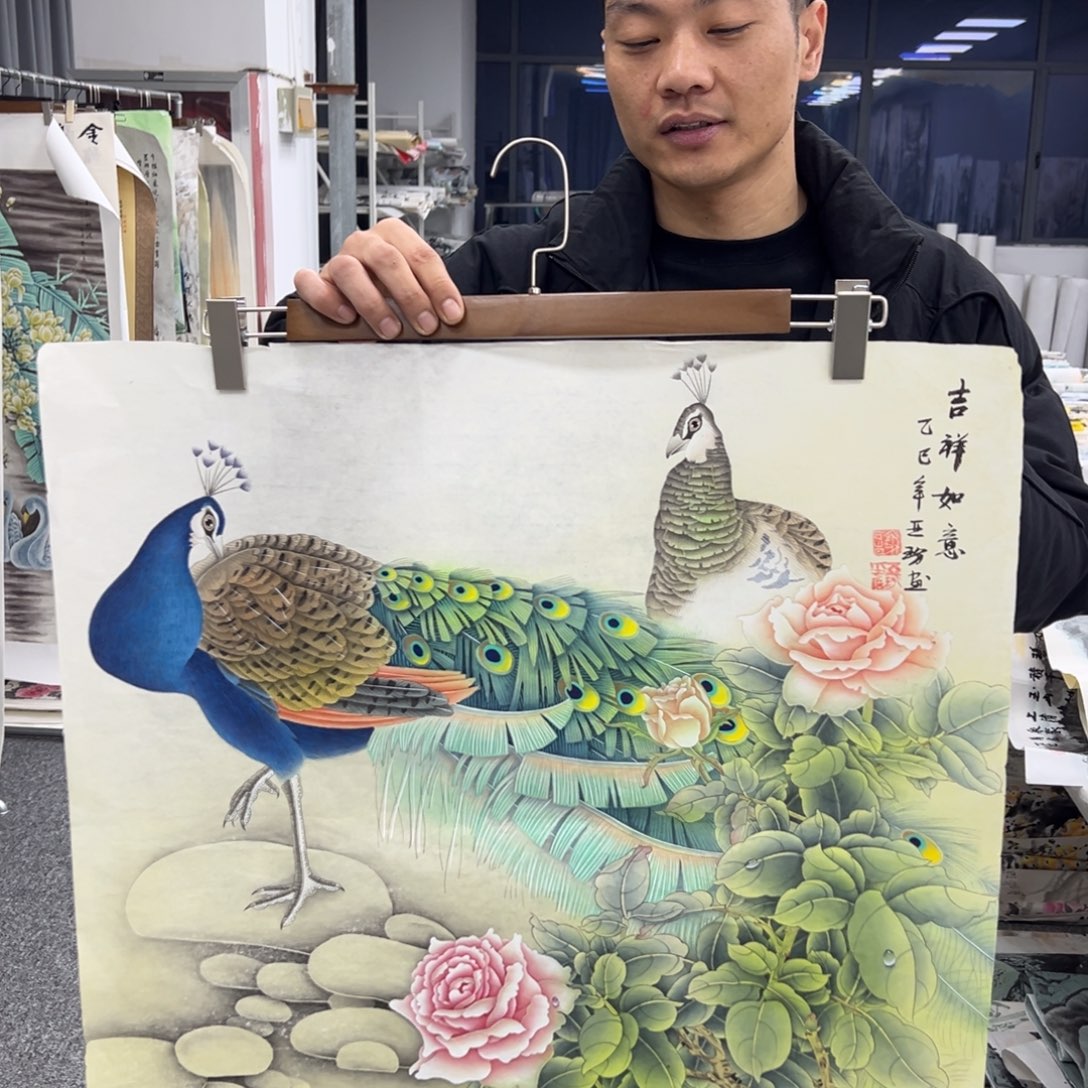 国画纯手绘字画宣纸