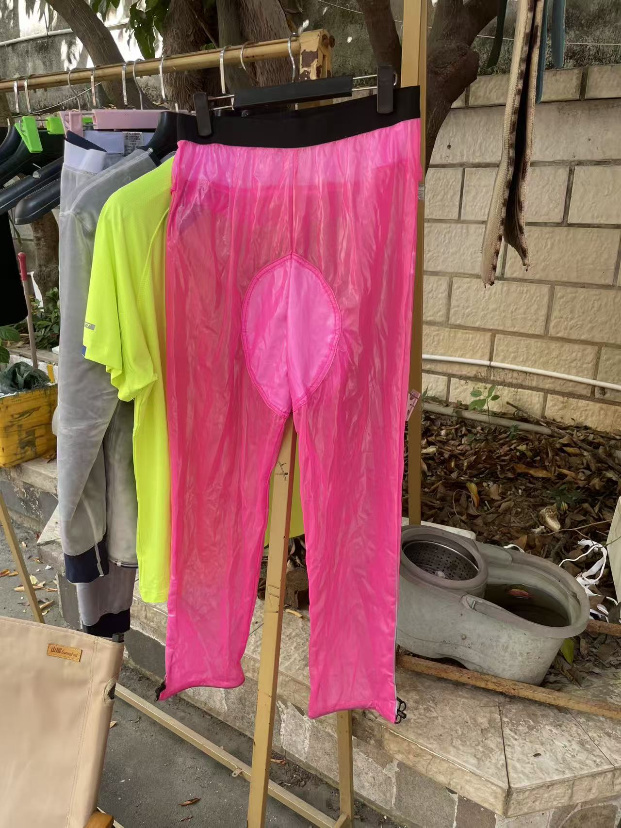 （拍一发三）（颜色随机）骑行防水防雨长裤男女同款