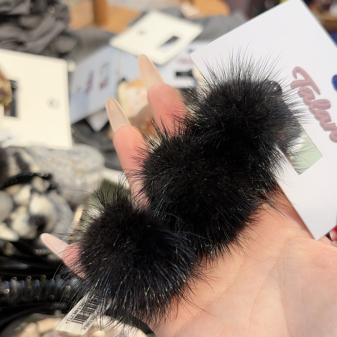 皮质铁合金发饰发夹