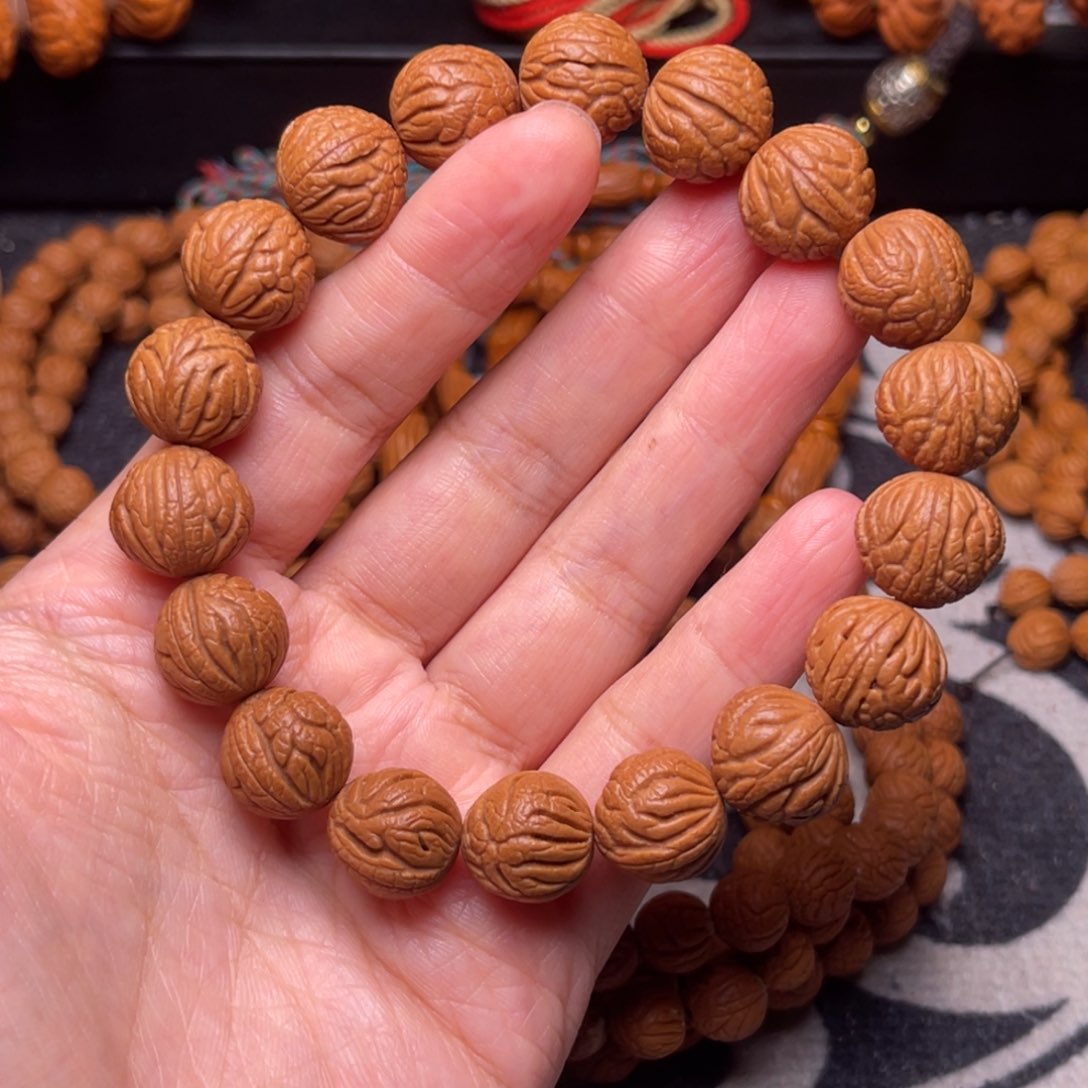 手串桃核龙纹甲骨14