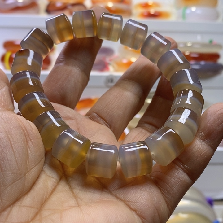 玛瑙/玉髓手链未镶嵌