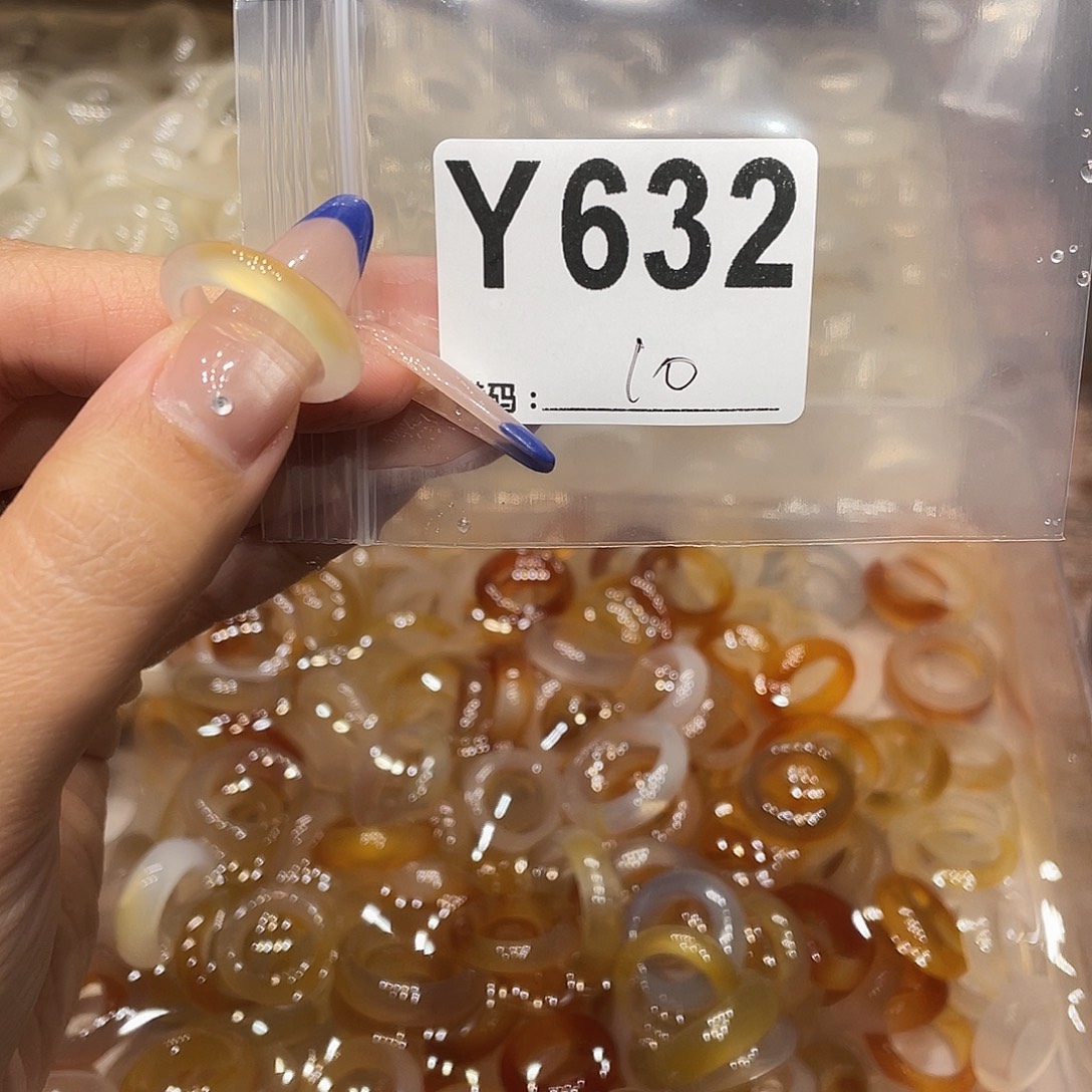 玛瑙/玉髓未镶嵌戒指632