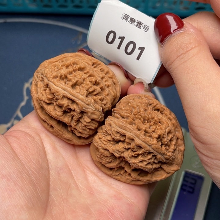 文玩核桃把件粗筋43