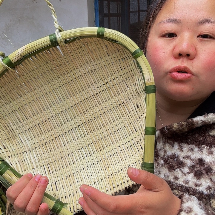 纯手工制作工艺筲箕