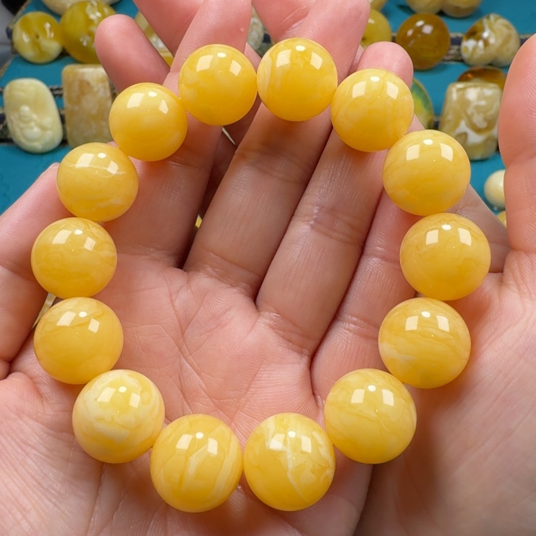 蜜蜡手链未镶嵌蜜蜡