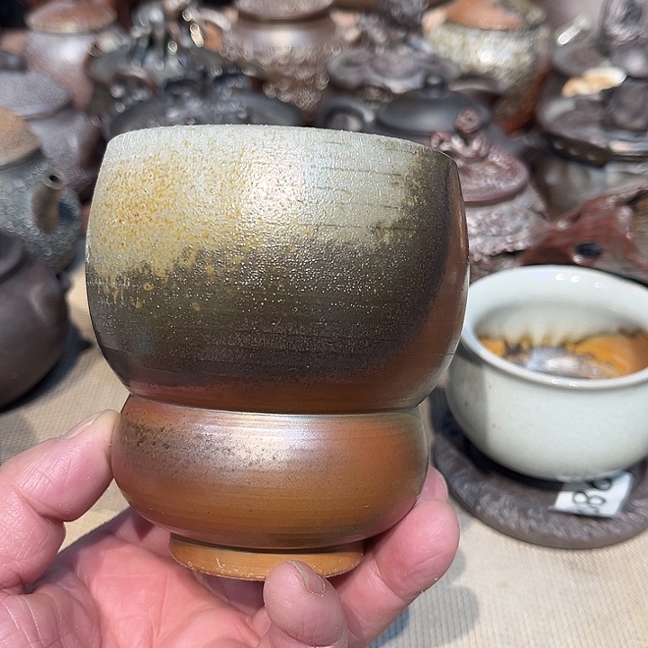 陶摆件柴烧裸烧茶具福利893瑕