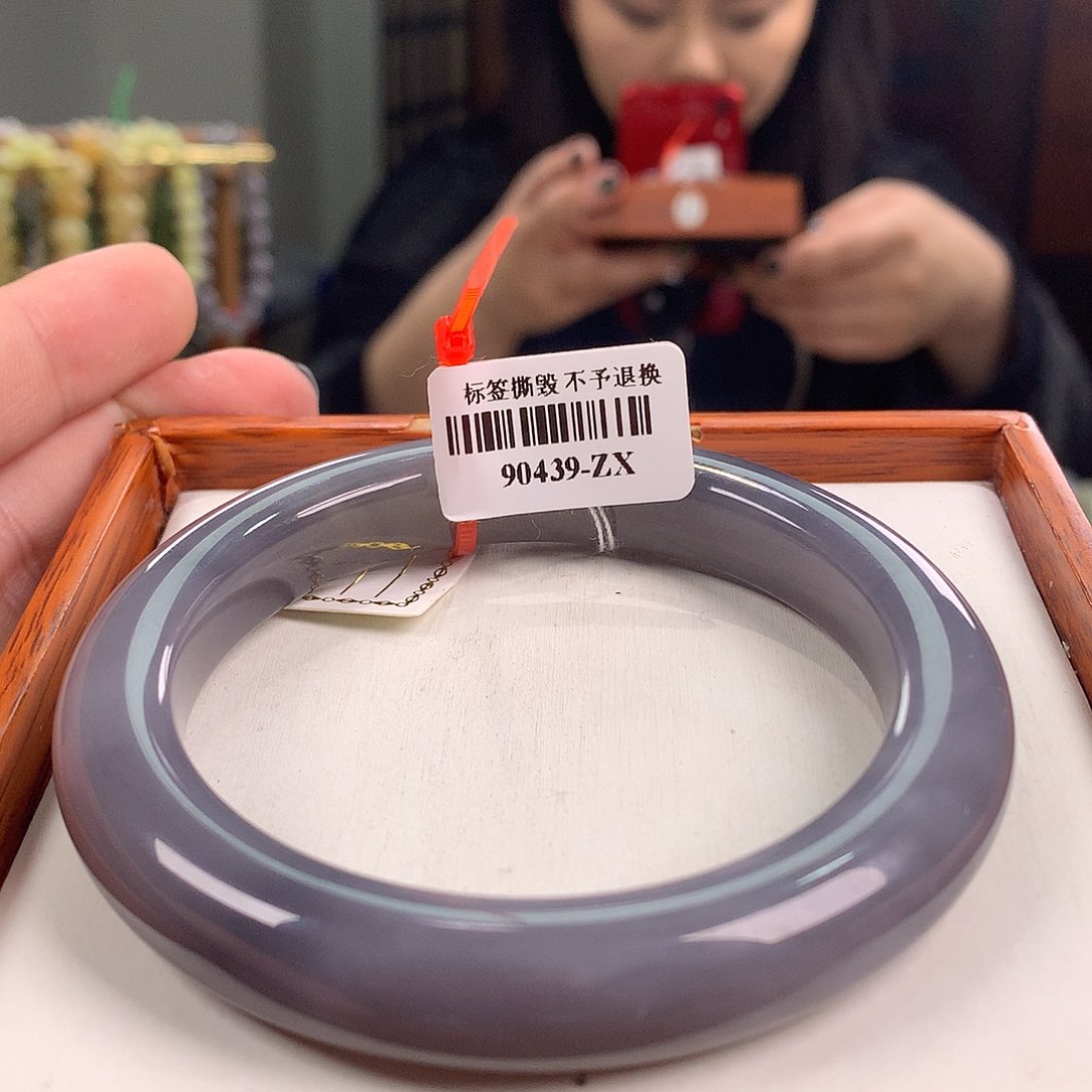 和田玉手镯未镶嵌58-59