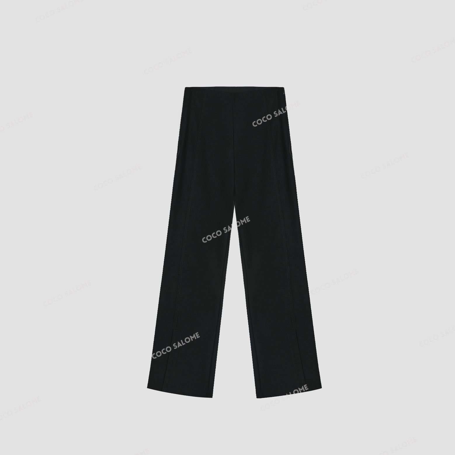 安安推荐【无感开衩裤】薄款紧身显瘦微喇打底裤BL-CKS51125770W