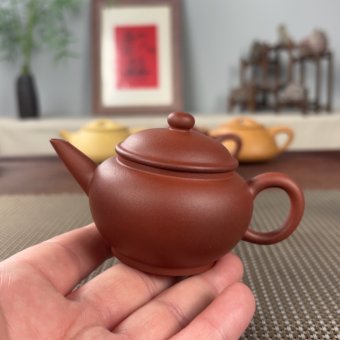 紫砂茶壶微瑕黄龙山原矿紫砂壶