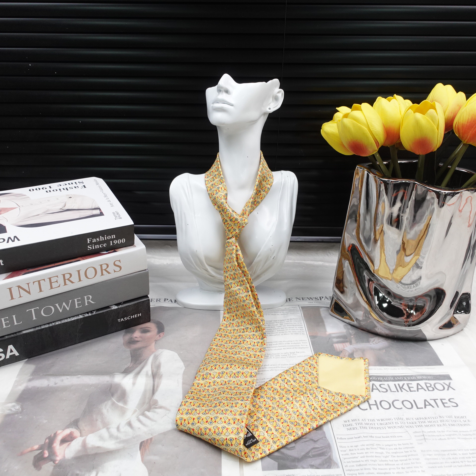 99新 Hermes/爱马仕 /领带 T10346236