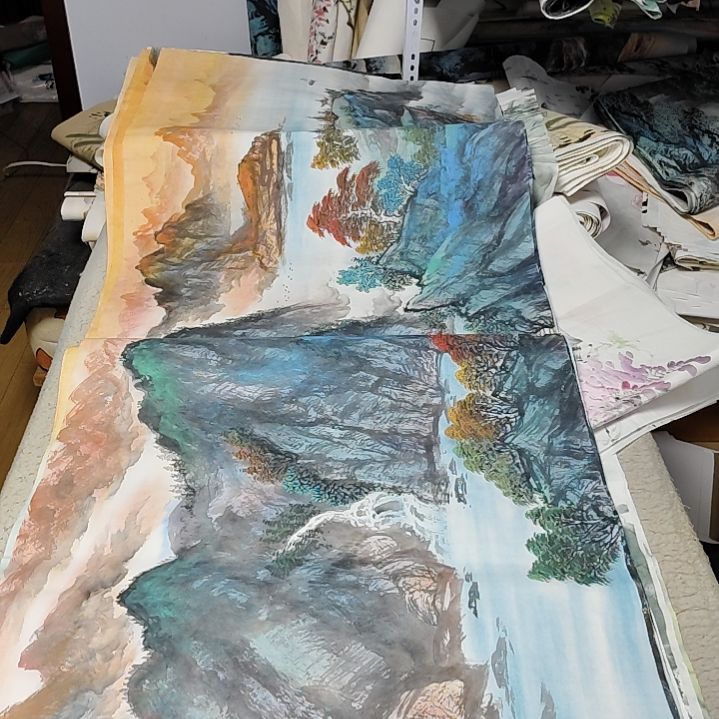 涵***洞国画落款后台备注