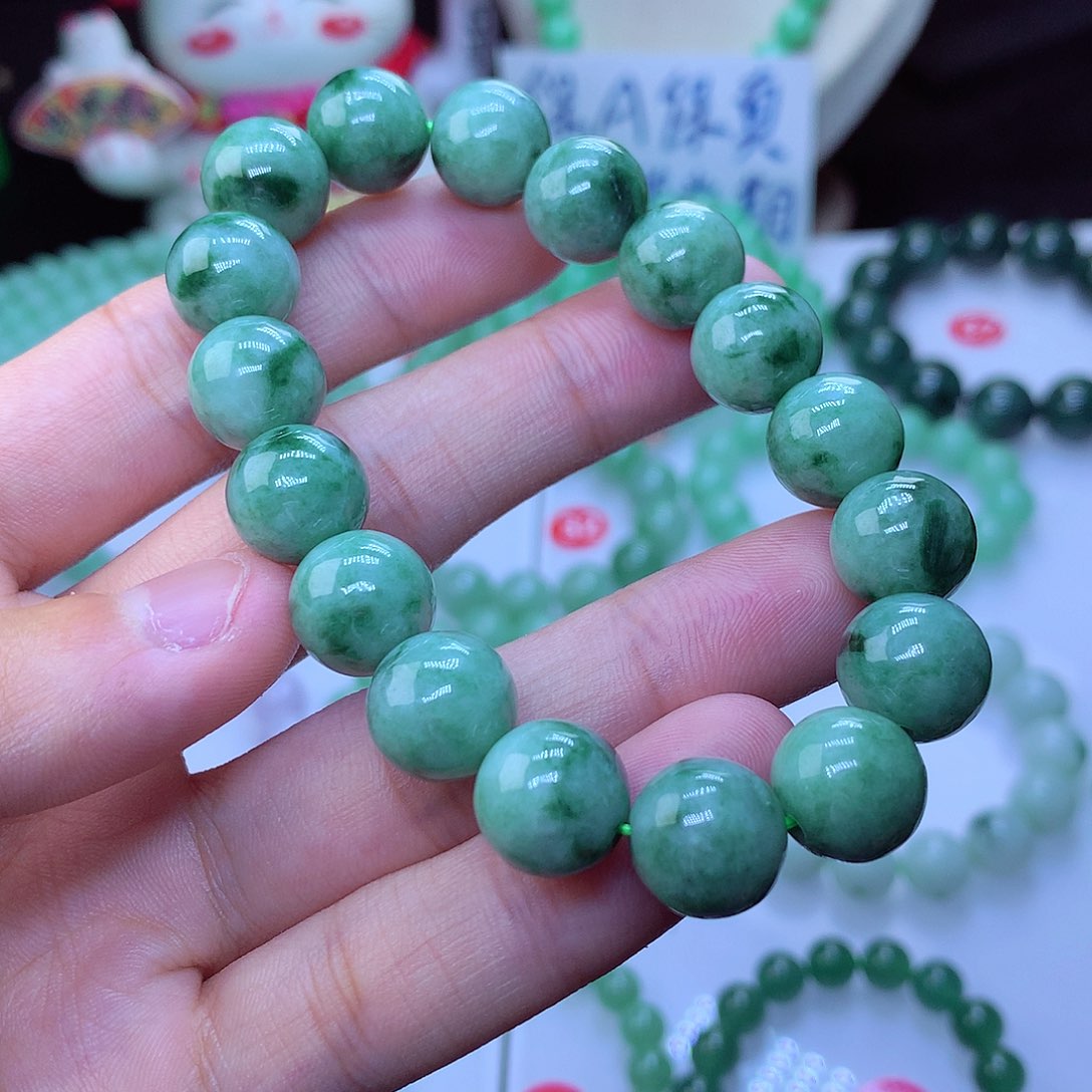 翡翠毛衣链未镶嵌卡12