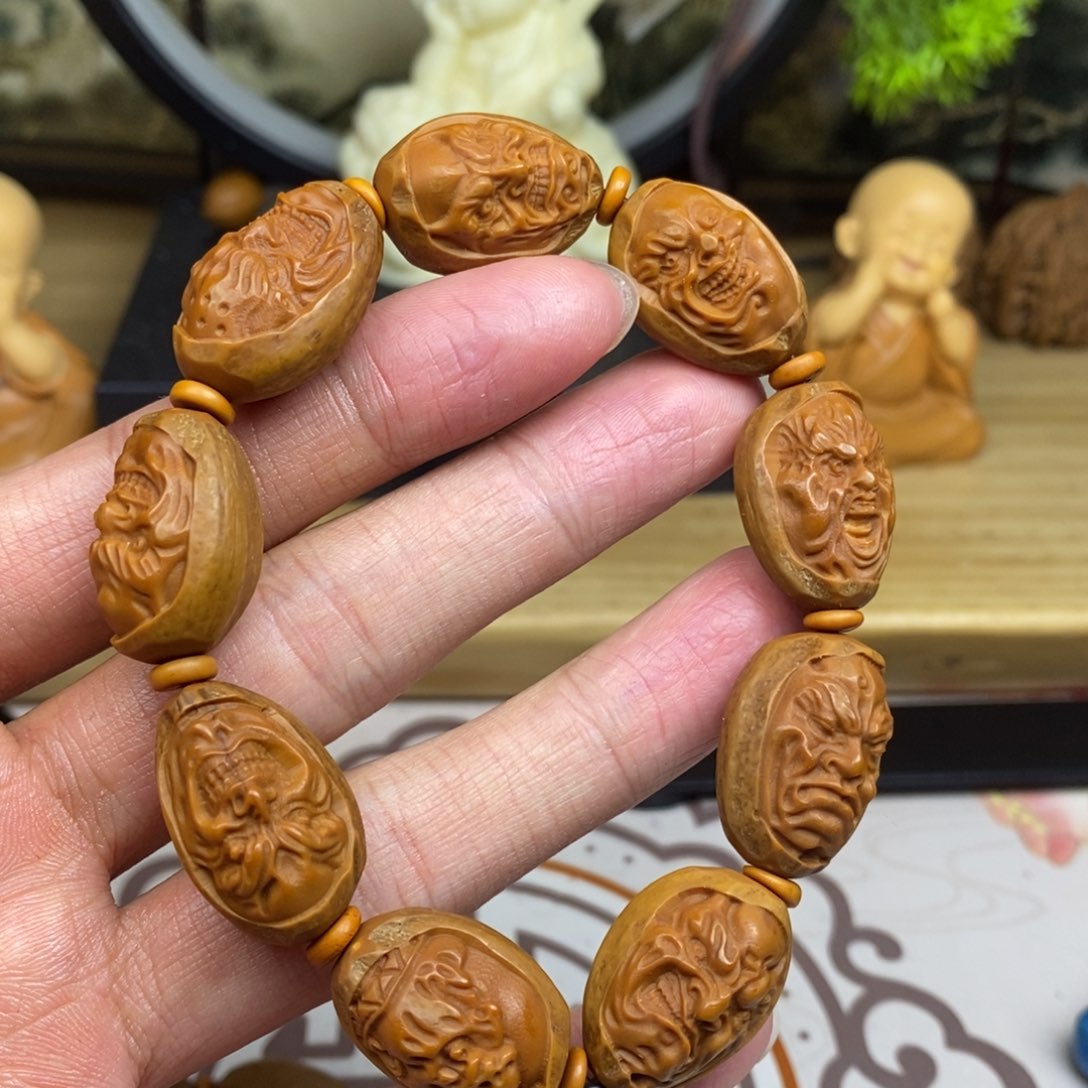 橄榄核手串/手链橄榄核雕工艺手串