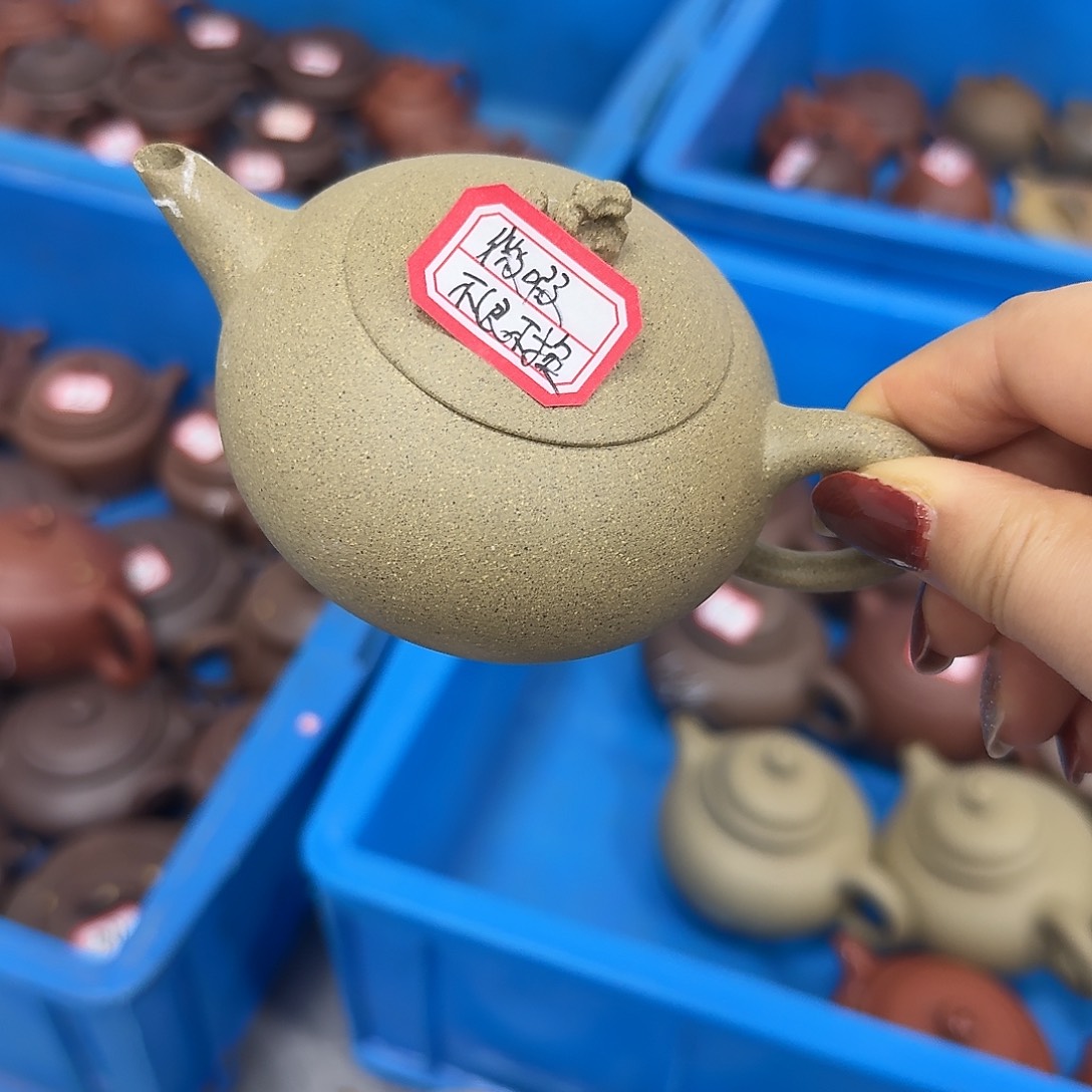 紫砂茶壶黄龙山原矿青段160