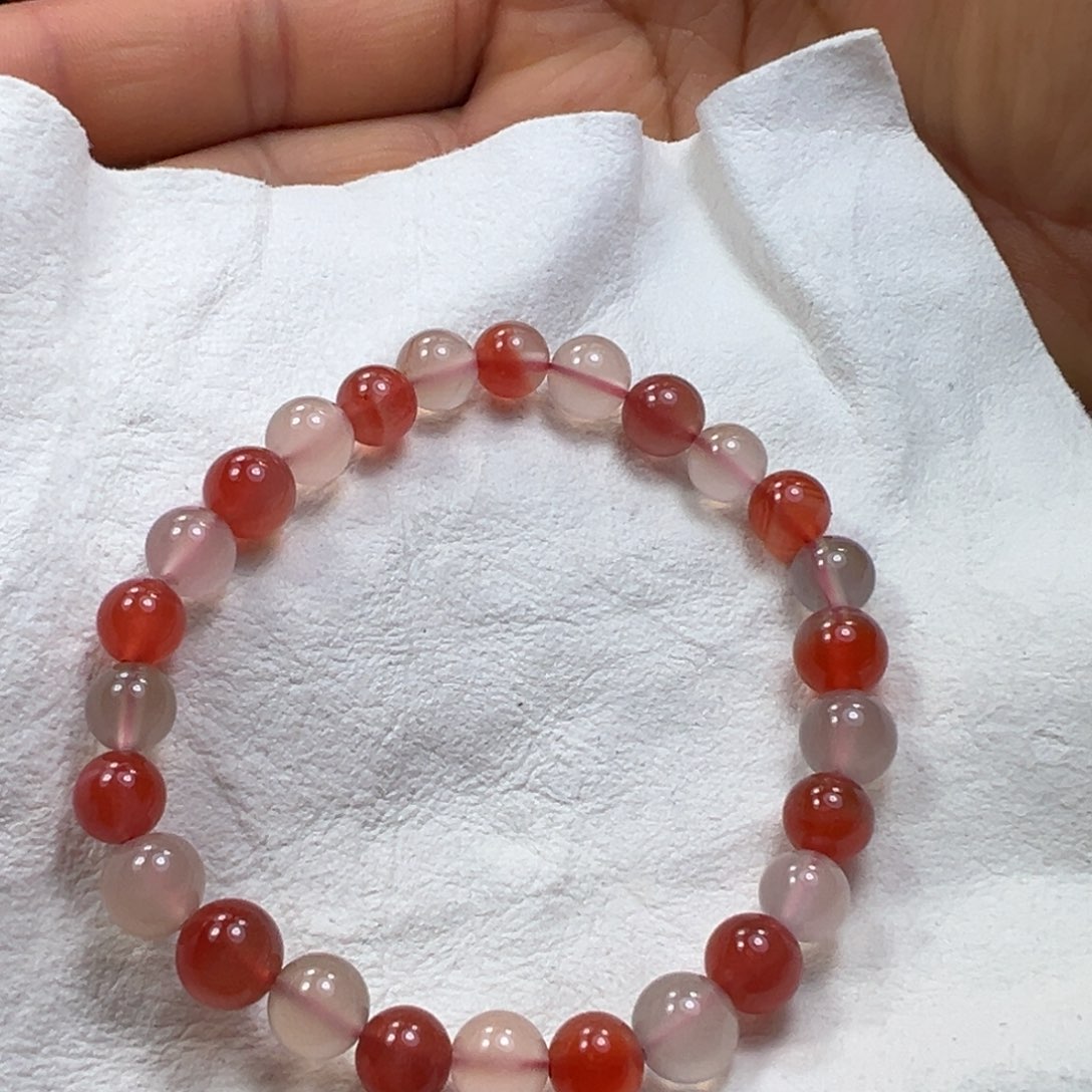 南红玛瑙未镶嵌手串