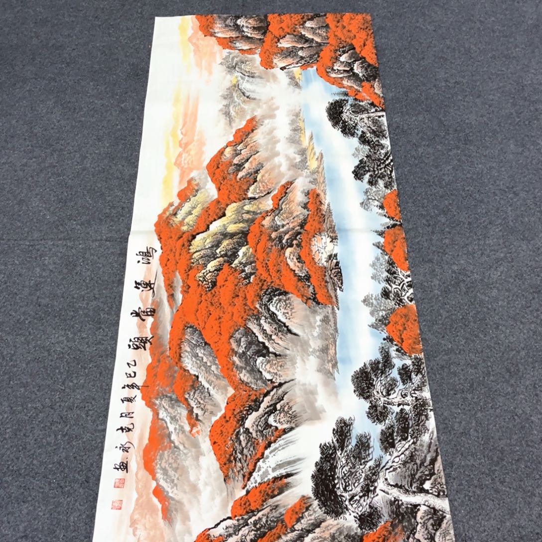 国画国画作品老师手绘
