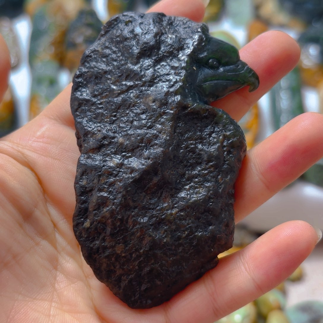 岫岩河磨玉（透闪石质玉）挂件未镶嵌