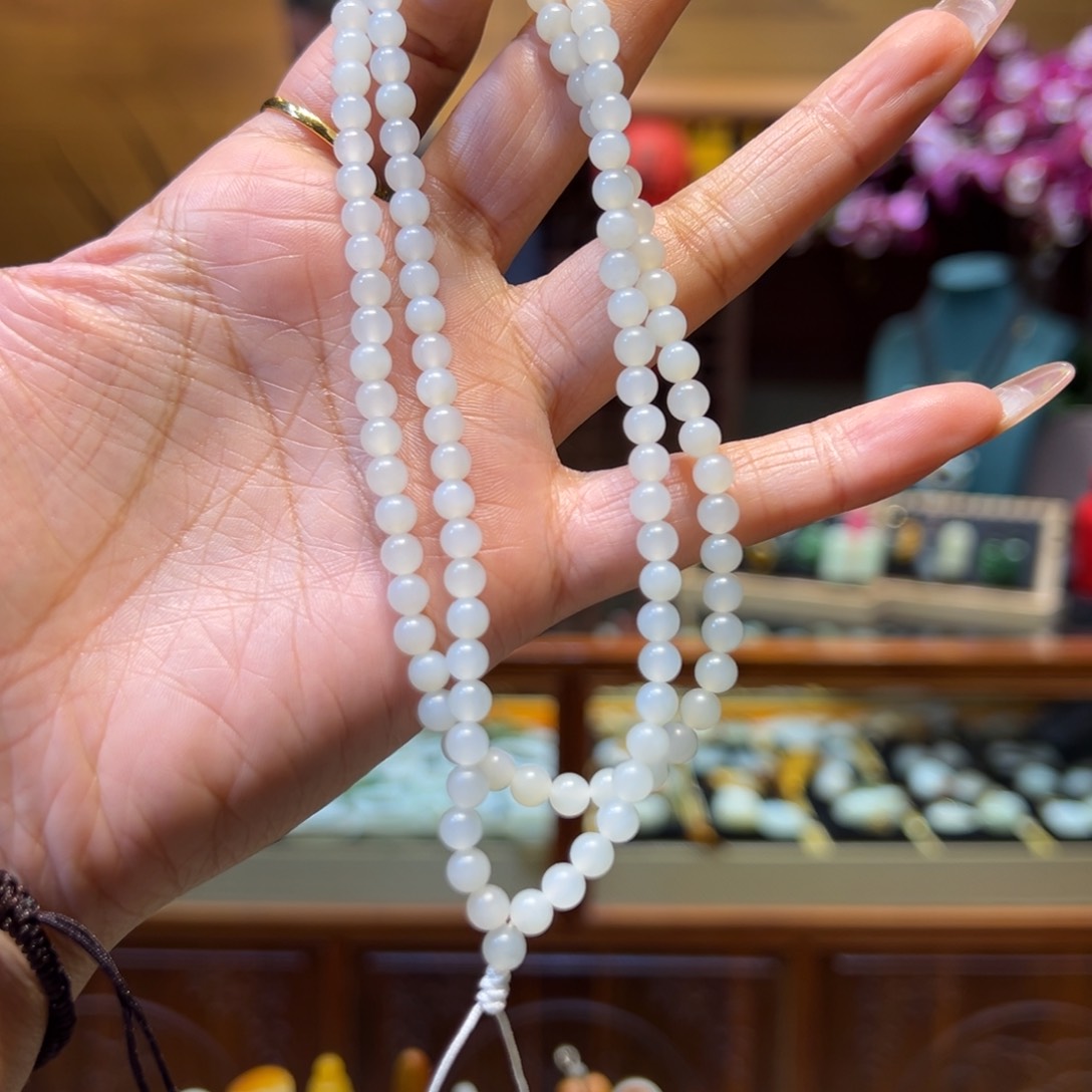 和田玉手链未镶嵌5