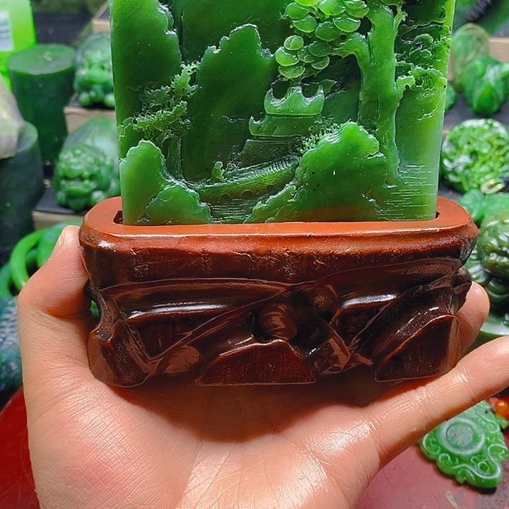 。***和田玉（糖玉）未镶嵌珠宝半成品
