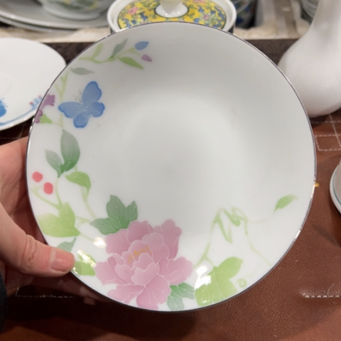 醴陵高温瓷器釉下手绘15厘米