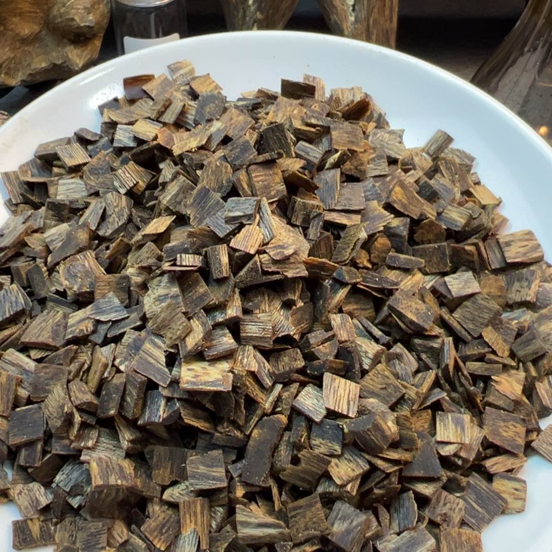 沉香手把件棋楠蓝香沉水高端熏香料20克