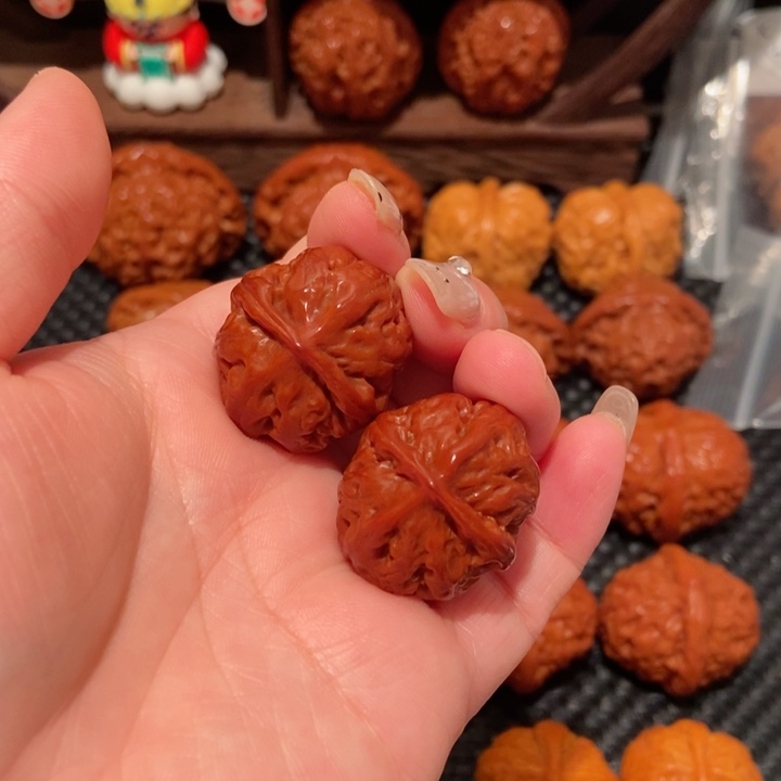 文玩核桃把件海*王29.4尺寸粗筋南瓜1200