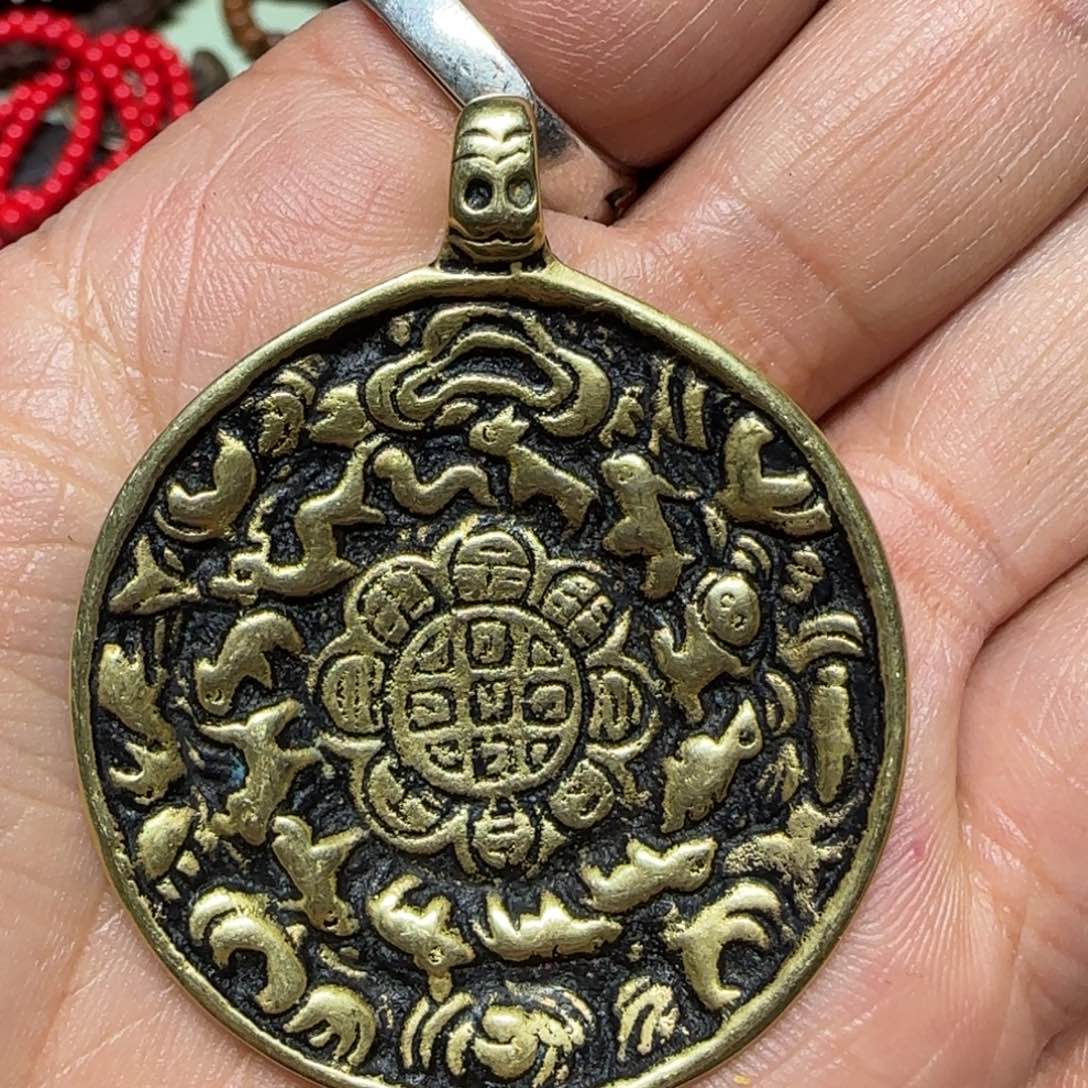 精品立马铜九宫牌