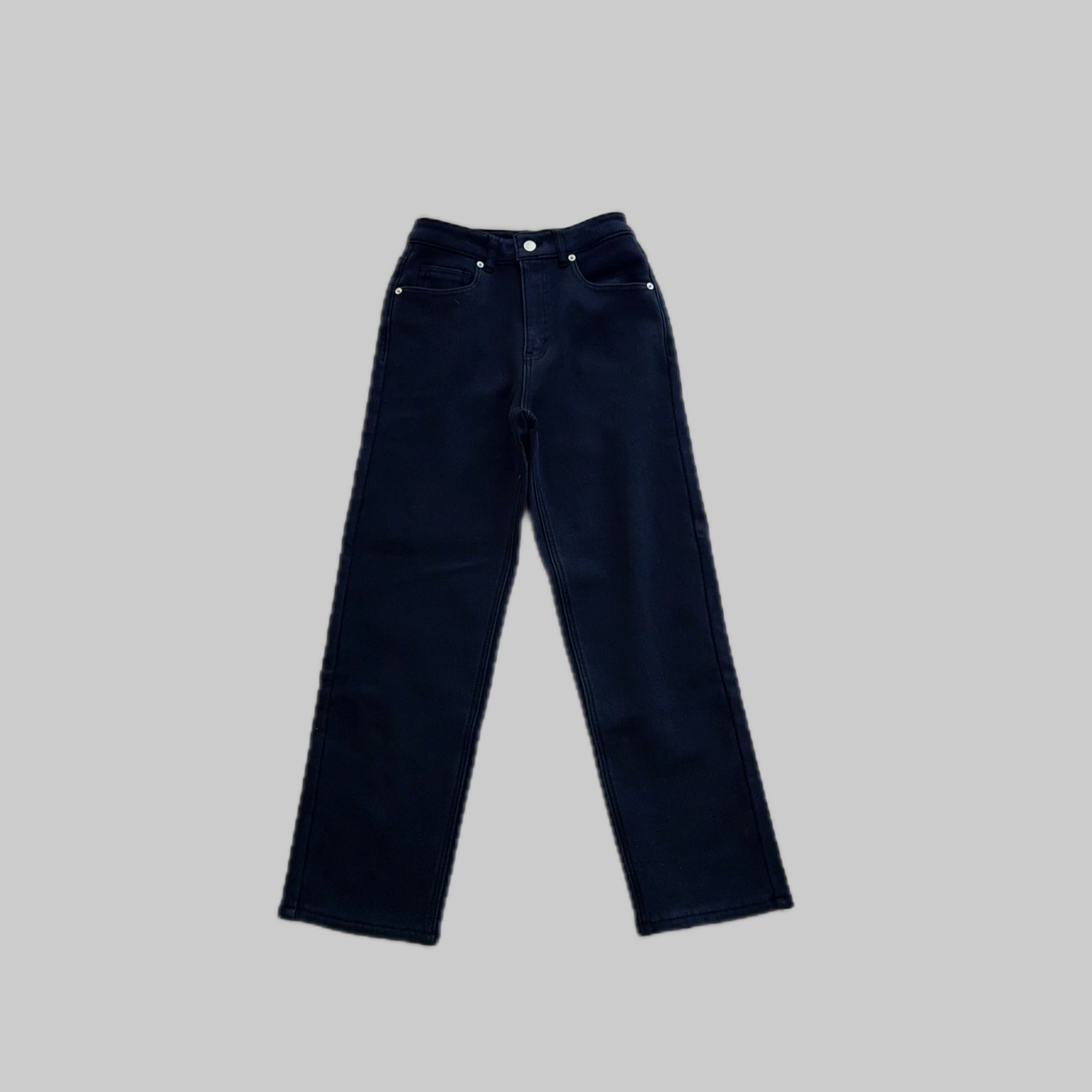 仓4-1 高弹力加厚秋冬厚款一条过冬牛仔裤