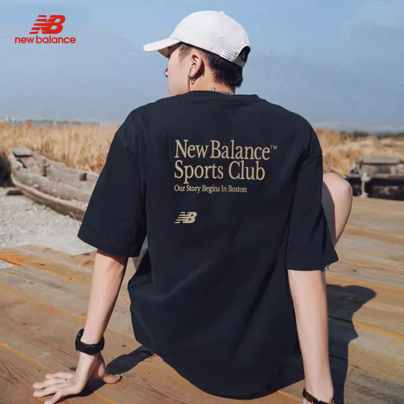 【清凉一夏】NEW BALANCE男装女装流光风短袖简约亲肤T恤透气半袖衫