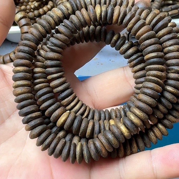 沉香手串万*乌身手串34克加