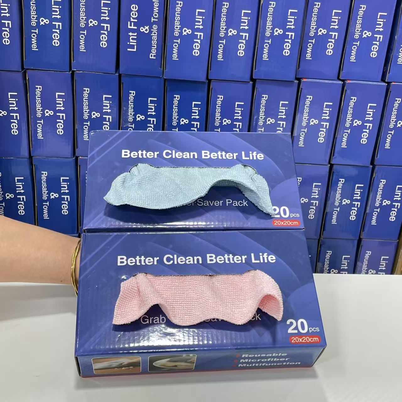 盒式可持续使用抹布