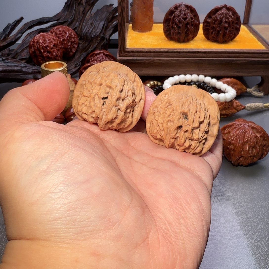 文玩核桃把件39尺寸怀柔一代天地