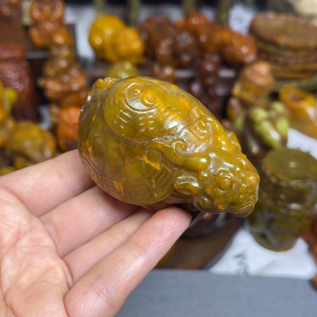 蛇纹石玉合金颈饰
