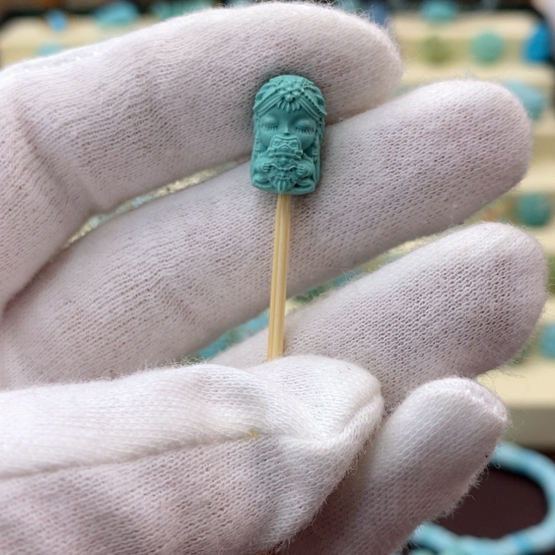 绿松石珠宝奇石未镶嵌