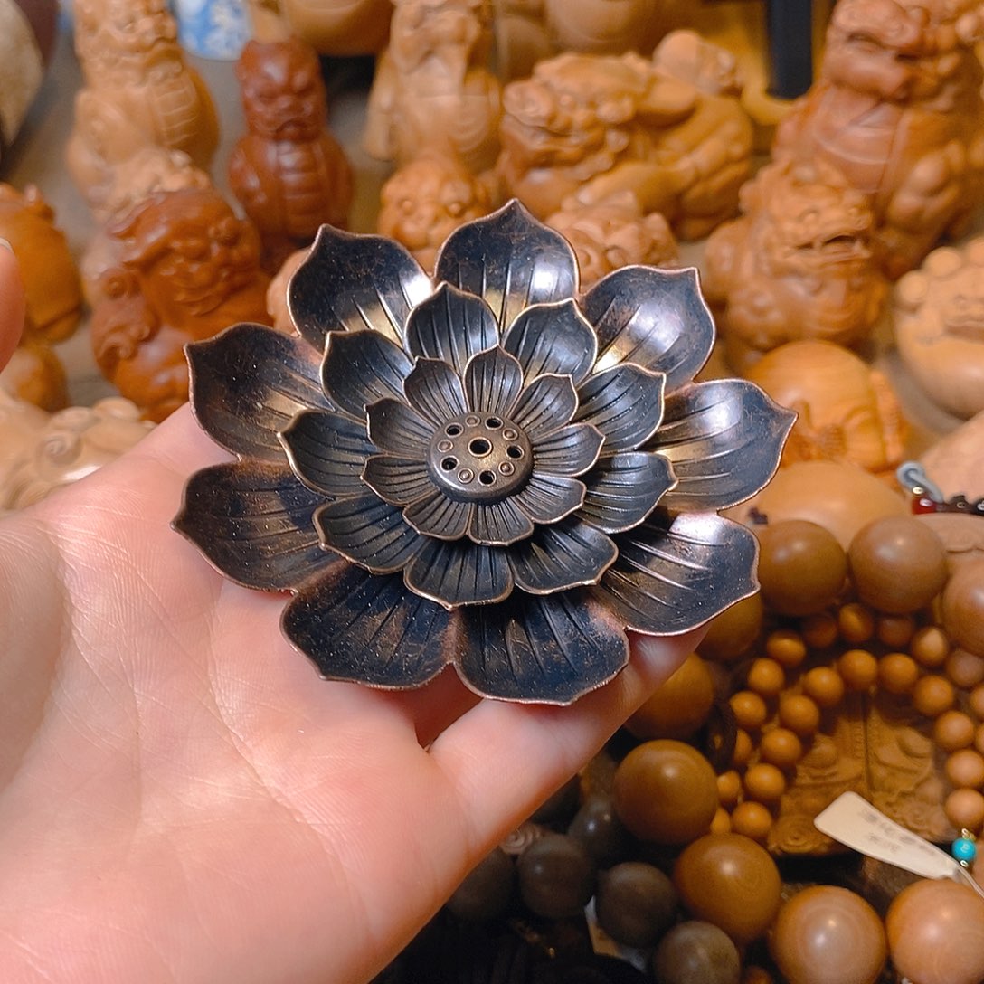 卡纸莲花香插123456