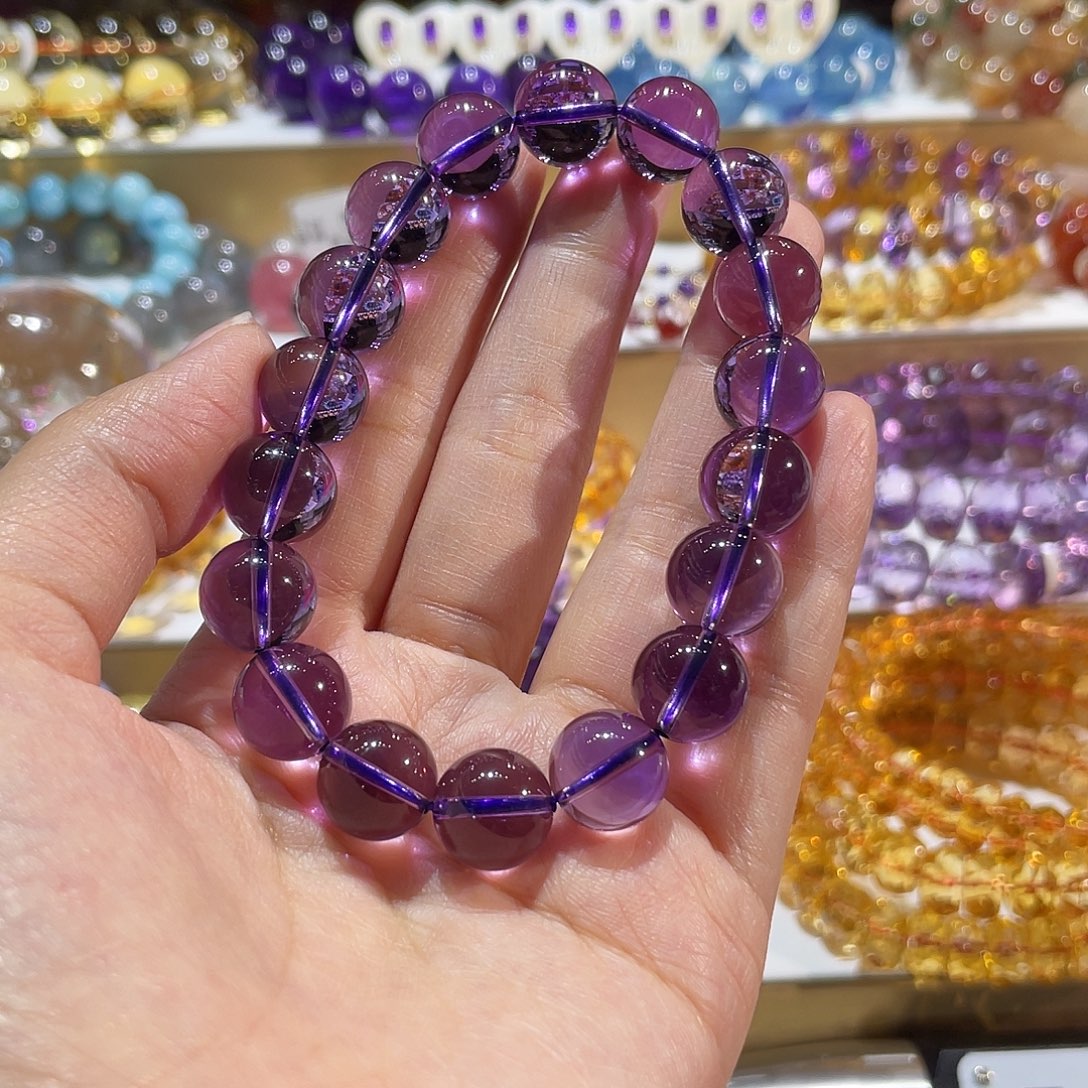 妞***妞水晶未镶嵌手链紫水晶