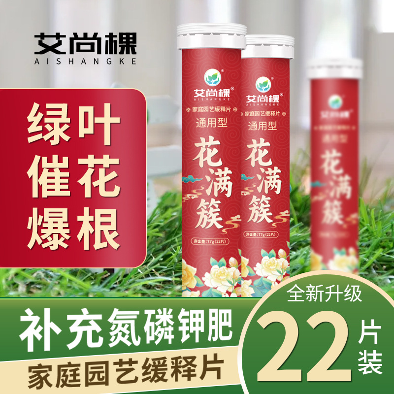 植物园艺缓释营养片控释肥氮磷钾室内通用型绿植花卉肥料