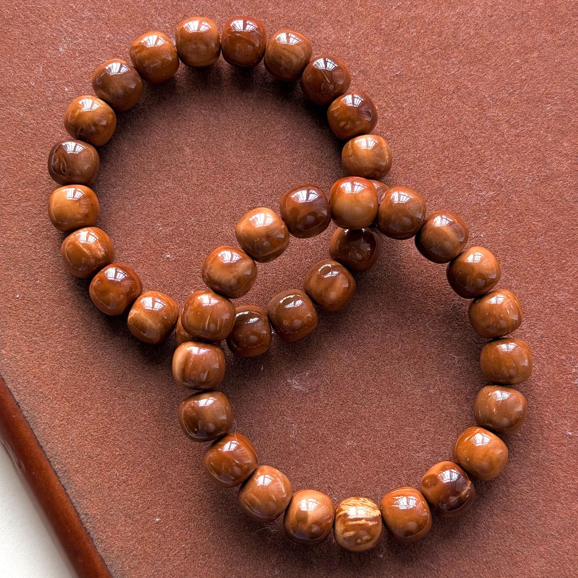 天然库克菩提桶珠10*11mm手串【一串】