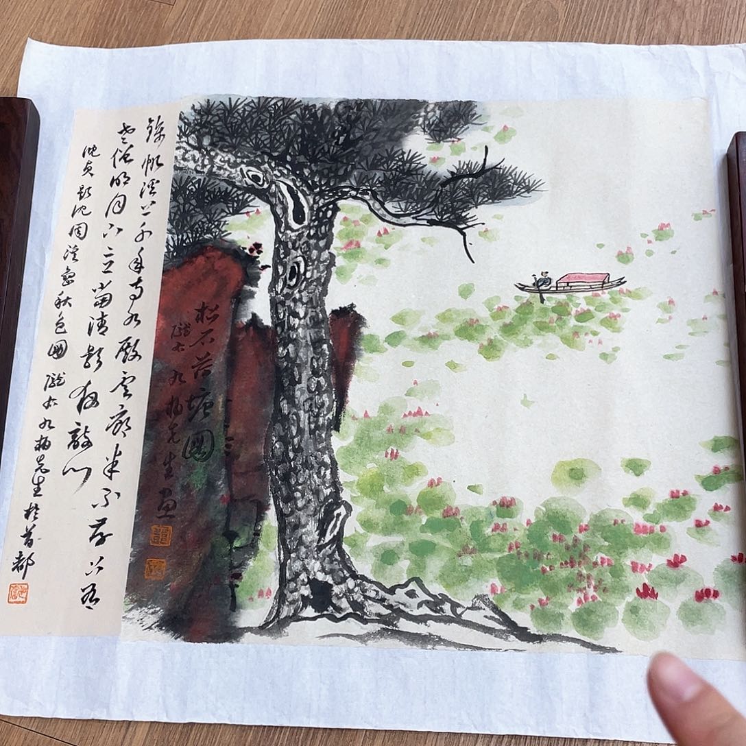 国画把头剪了一下我的头发终于回来