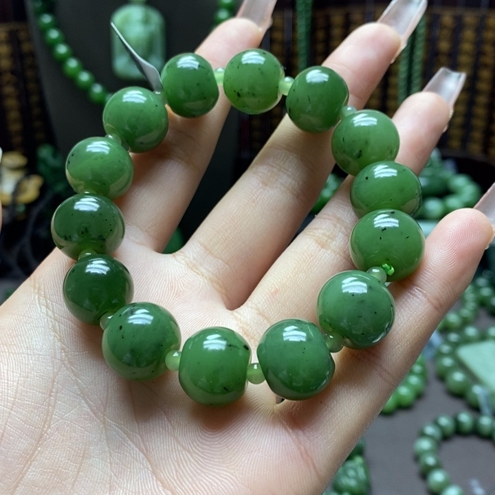 和田玉手串未镶嵌