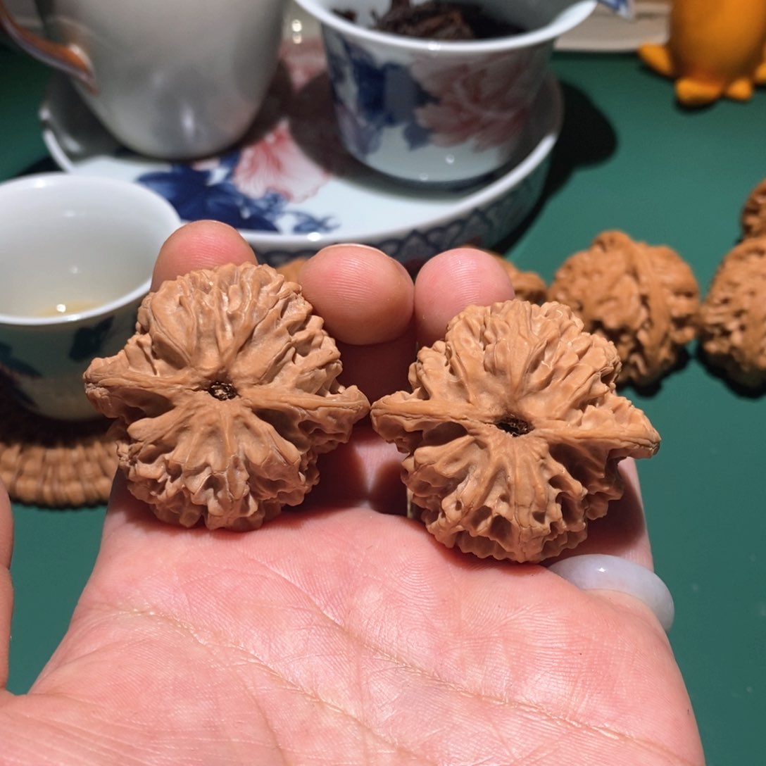 文玩核桃把件42苹果园全品