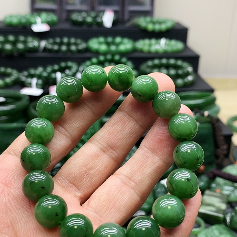 【闪购商品】和田玉（碧玉）手链未镶嵌