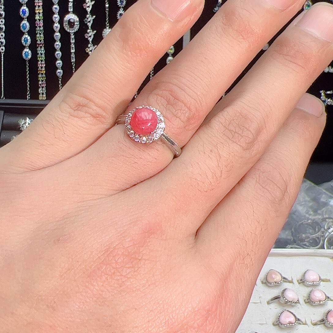 紫晶珠宝半成品银S925镶嵌