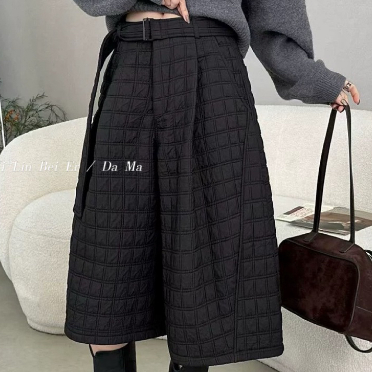 55328 高品质面料冬款大码女装休闲裤