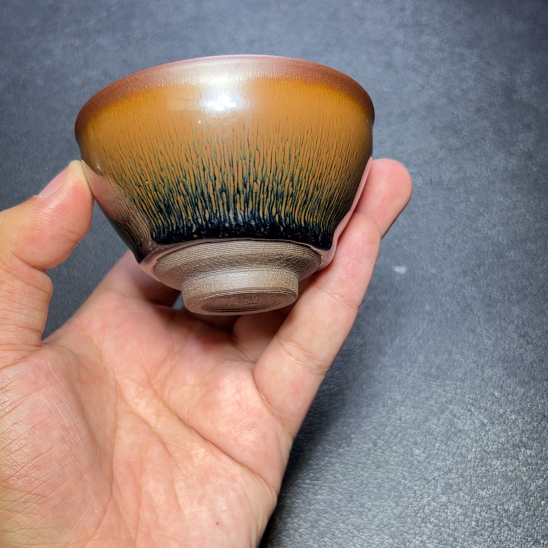 茶盏兔毫建窑建盏主人杯
