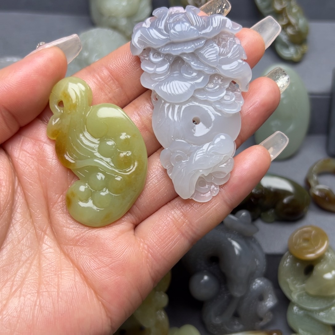 和田玉颈饰未镶嵌V*-