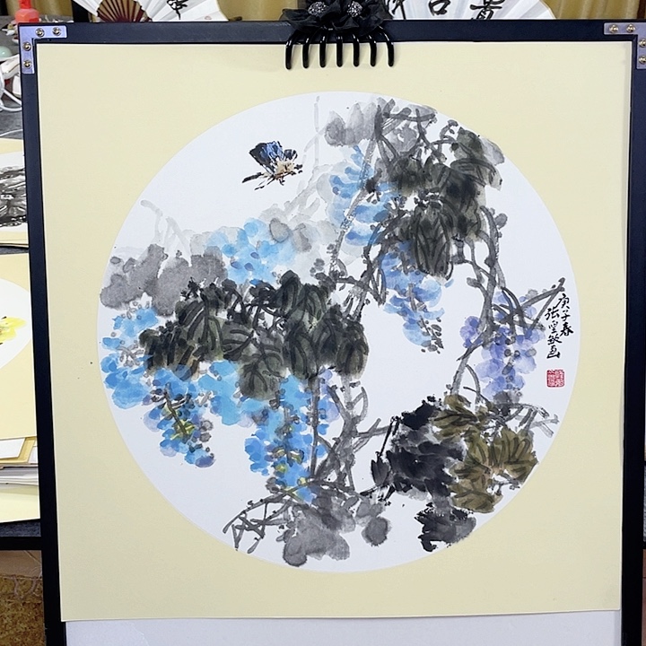 国画张圣敏先生纯手绘作品