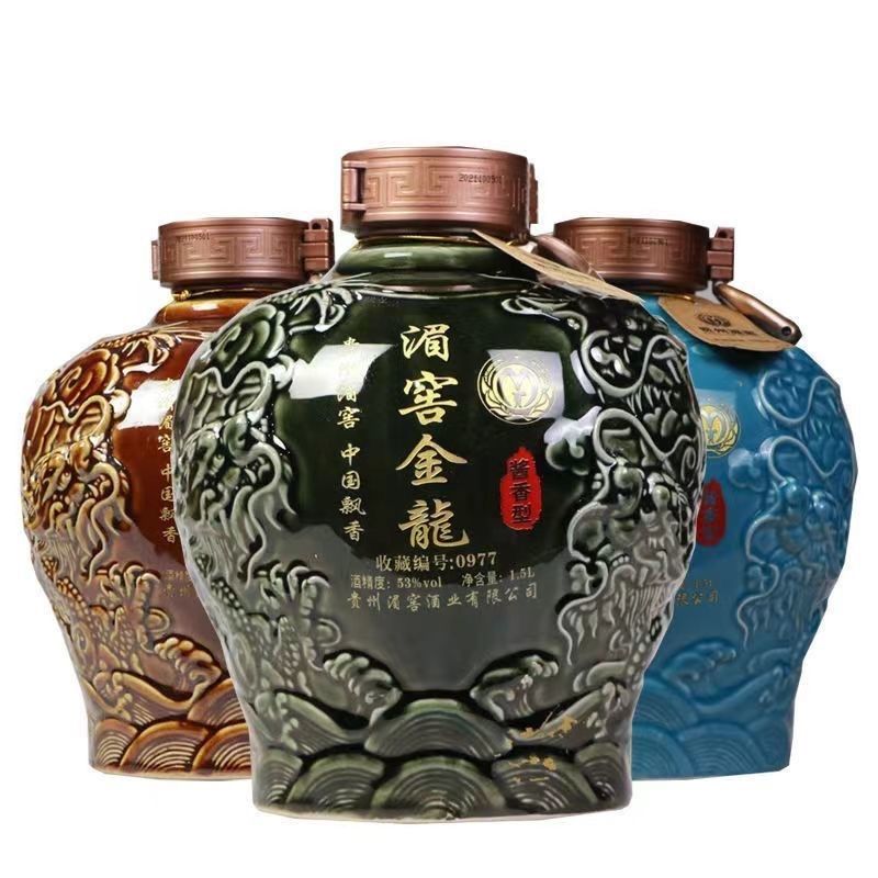 湄窖2021年金龙坛1.5L（23金沙五星）53%Vol